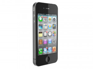 apple iphone 4 black 3D मॉडल