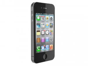 apple iphone 4 black 3D Model