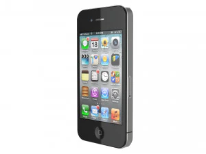 apple iphone 4 black 3D Model
