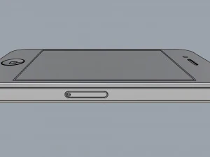 apple iphone 4 black 3D Model