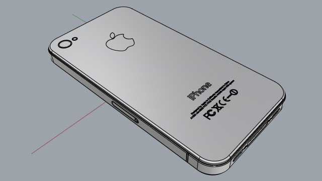 modèle 3D de Apple Phone Smartphone Iphone4 4s - TurboSquid 796009
