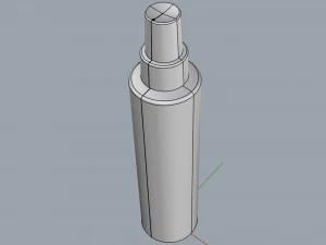cosmetic container 01 large size 3D Model