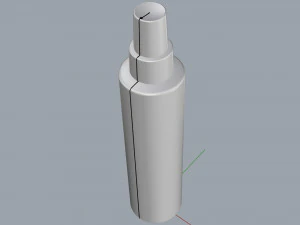 cosmetic container 01 large size 3D Model