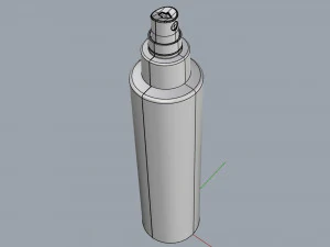 cosmetic container 01 large size 3D Model