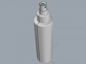 cosmetic container 01 large size 3D Model