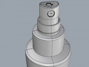 cosmetic container 01 large size 3D Model