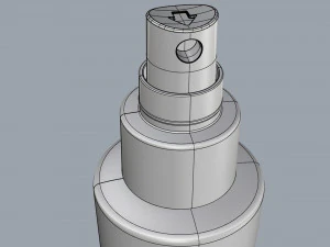 cosmetic container 01 large size 3D Model