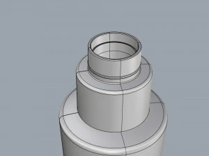cosmetic container 01 large size 3D Model