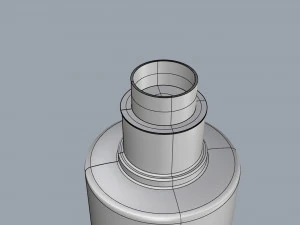 cosmetic container 01 large size 3D Model