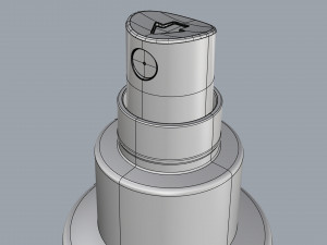 cosmetic container 01 medium size 3D Модель