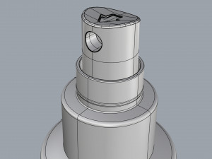 cosmetic container 01 medium size 3D Модель