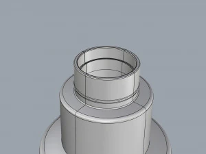 cosmetic container 01 medium size 3D Model