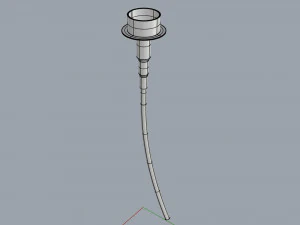 cosmetic container 01 medium size 3D Model