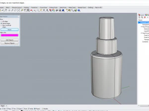 cosmetic container 01 small size 3D Model