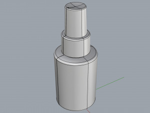 cosmetic container 01 small size Modelo 3D