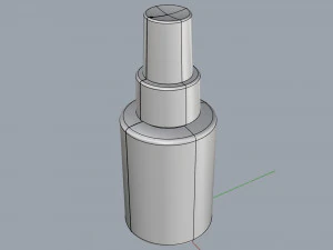 cosmetic container 01 small size 3D Model