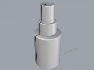 cosmetic container 01 small size Modelo 3D