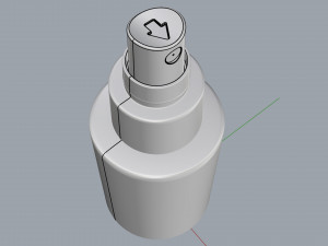 cosmetic container 01 small size Modelo 3D