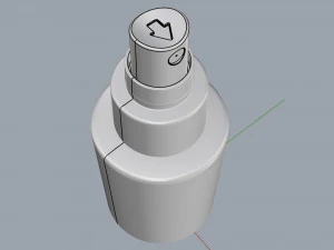 cosmetic container 01 small size 3D Model