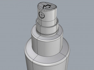 cosmetic container 01 small size Modelo 3D