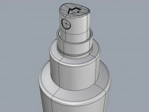 cosmetic container 01 small size 3D Model