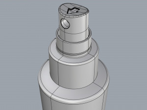 cosmetic container 01 small size Modelo 3D