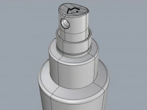 cosmetic container 01 small size 3D Model