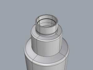 cosmetic container 01 small size Modelo 3D