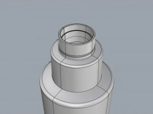 cosmetic container 01 small size 3D Model