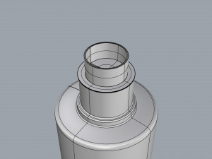 cosmetic container 01 small size Modelo 3D