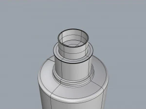 cosmetic container 01 small size 3D Model