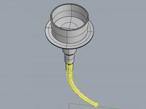 cosmetic container 01 small size 3D Model