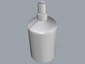 cosmetic container 02 large size Model 3D