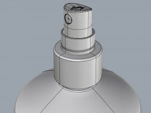 cosmetic container 02 large size 3D Model
