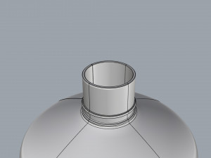 cosmetic container 02 large size Model 3D