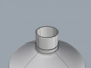 cosmetic container 02 large size 3D Model