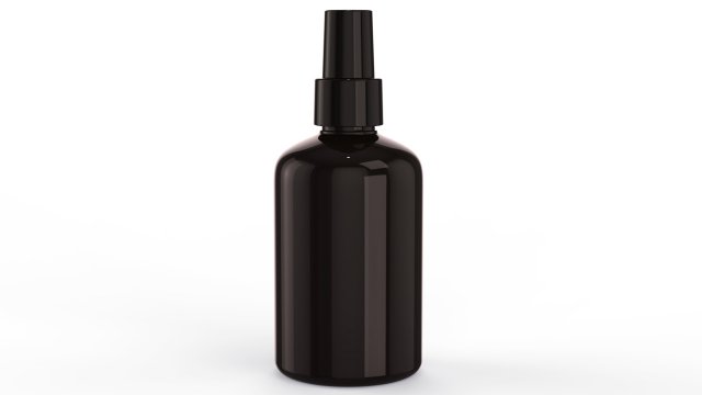 cosmetic container 02 medium size 3D Model .c4d .max .obj .3ds .fbx .stl .blend 