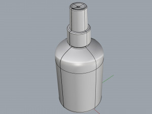 cosmetic container 02 medium size 3D Model