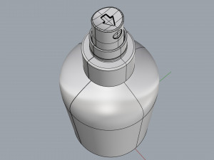cosmetic container 02 medium size 3D Model