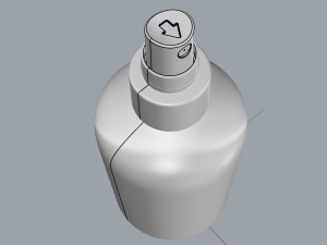 cosmetic container 02 medium size 3D Model