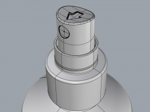 cosmetic container 02 medium size 3D Model