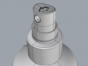 cosmetic container 02 medium size 3D Model