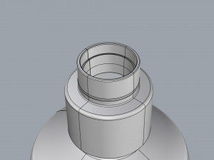 cosmetic container 02 medium size 3D Model