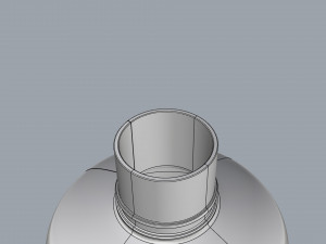 cosmetic container 02 medium size 3D Model