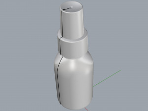 cosmetic container 02 small size 3D Model