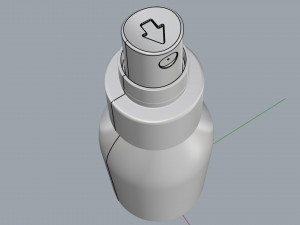 cosmetic container 02 small size 3D Model