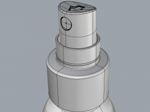 cosmetic container 02 small size 3D Model