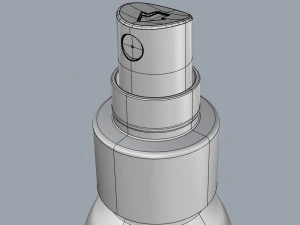 cosmetic container 02 small size 3D Model