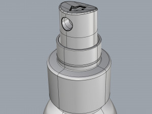 cosmetic container 02 small size 3D Model