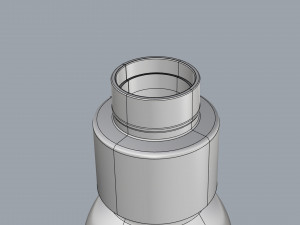 cosmetic container 02 small size 3D Model